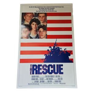 THE RESCUE MOVIE POSTER 1988 NAVY SEALS KEVIN DILLON 27"x40"